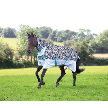 Tempest Original Zebra Shires Combo-Fliegendecke Zebra Motive