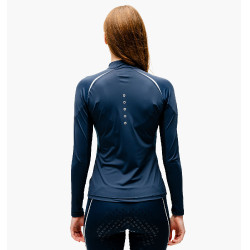Reitshirt Damen 1/4-Zip Langarm Horseware Stamina