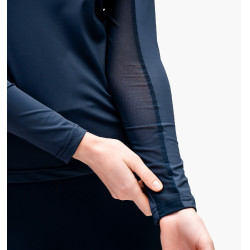 Reitshirt Damen 1/4-Zip Langarm Horseware Stamina