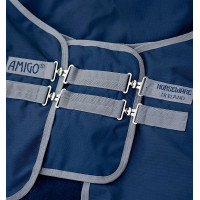 Brusterweiterung Amigo Horseware Marine / Titan Grau Marineblau