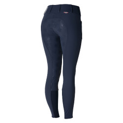 Thermo-Reithose Grand Prix Horze mit Silikon-Vollbesatz Damen Mitternachtsblau Thermo-Reithose Grand Prix Horze mit Silikon-Vollbesatz Damen Mitternachtsblau