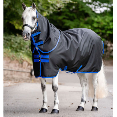 Pony Regendecke 900D 100g mit Halsteil – Reitsport