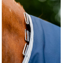 Pferdedecke 1200D wasserdicht 50g mit Halsteil – Reiten