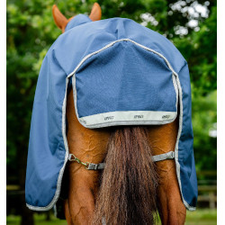 Pferdedecke 1200D wasserdicht 50g mit Halsteil – Reiten