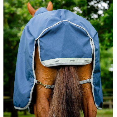 Pferdedecke 1200D wasserdicht 50g mit Halsteil – Reiten