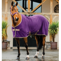 Horseware Amigo Fleece Cooler Decke Winterbeere / Taupe Lila