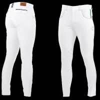 Herren Reithose mit Silikon-Kniebesatz – Flags & Cup