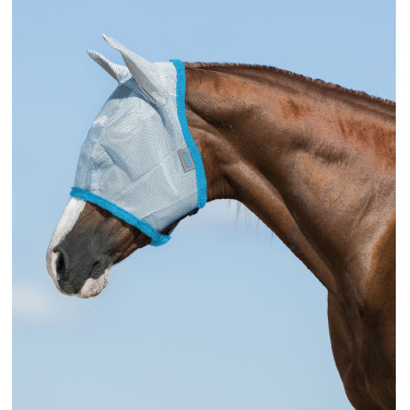 Fliegenschutzmaske Horseware Amigo Hellblau / Elektrischblau