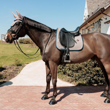 Kentucky Schabracke Hahnentritt – Sattelunterlage fürs Reiten | equi-clic Kentucky Schabracke Hahnentritt – Sattelunterlage fürs Reiten | equi-clic