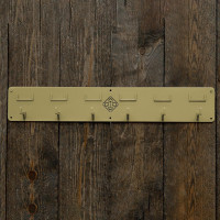 Trensenhalter Grooming Deluxe mit 6 Haken und Namensschild Gold