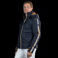 Herren-Wasserjacke Iso Flags & Cup Marineblau