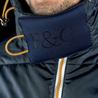 Herren-Wasserjacke Iso Flags & Cup Marineblau