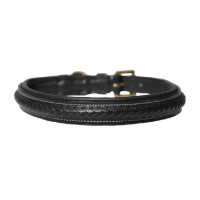 Geflochtenes Hundehalsband Dy'on Schwarz