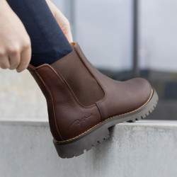 Reit-Chelsea-Stiefeletten aus Leder Dy'on | Equi-Clic
