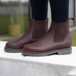 Reit-Chelsea-Stiefeletten aus Leder Dy'on | Equi-Clic