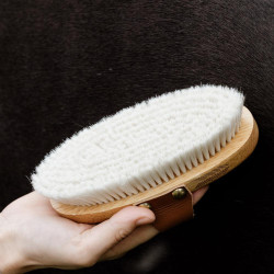 Pferdebürste Ziegenhaar weich – Grooming Deluxe Small Pferdebürste Ziegenhaar weich – Grooming Deluxe Small
