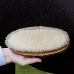 Pferdebürste weich Rosshaar & Kunstfell – Equi-Clic
