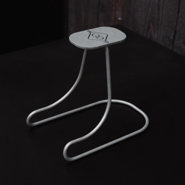 Stahl-Helmhalter Grooming Deluxe by Kentucky Silber