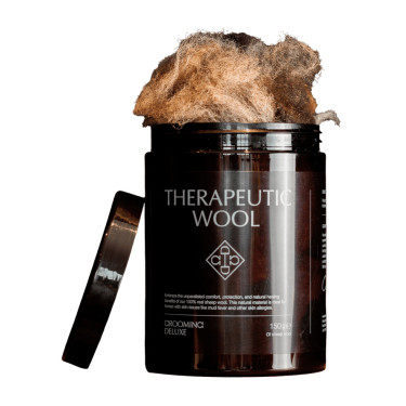 Therapiewolle für Pferdehautpflege 150g