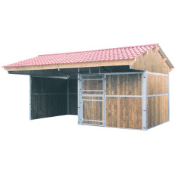 Doppel-Pultdach-Weideunterstand La Gée