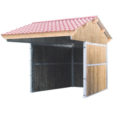 Doppel-Pultdach-Weideunterstand La Gée