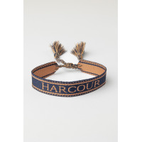 Armband Baya Harcour Aprikose / Leinen Braun