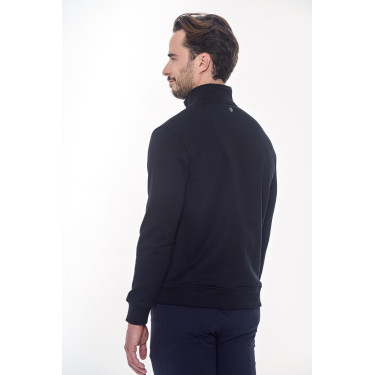 Reit-Sweatshirt mit Fleece & hohem Kragen – Harcour