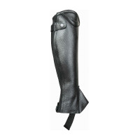 Mini-Chaps Vivaldi Leder genarbt T de T Schwarz Mini-Chaps Vivaldi Leder genarbt T de T Schwarz