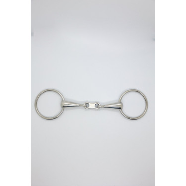 Gebiss für Pferde Harcour, doppelt gebrochen, 19 mm
