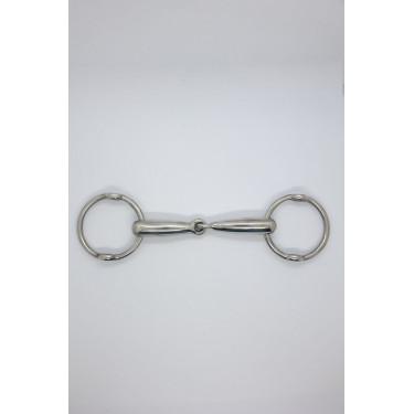 Aufziehgebiss 20 mm Harcour Edelstahl Grau
