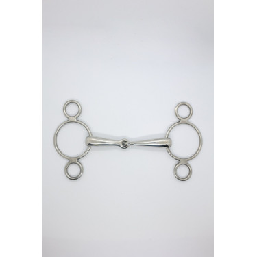 Gebiss für Reitsport Pessoa 2-Ringe 21 mm Gebiss für Reitsport Pessoa 2-Ringe 21 mm