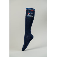 Frankreich-Socken Harcour Risketouh Marine Marineblau