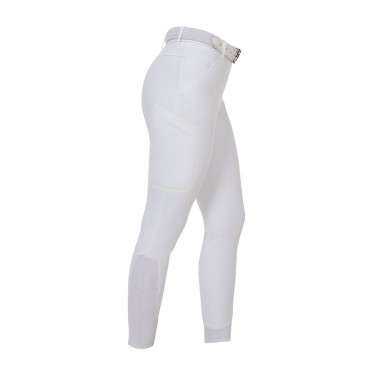 Damen-Slim-Fit-Reithose Equestro Ridertechnology mit verschweißten Nähten