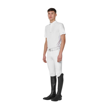 Herren-Slim-Fit-Reithose Equestro Ridertechnology Full-Grip
