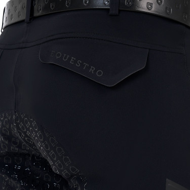 Herren-Slim-Fit-Reithose Equestro Ridertechnology Full-Grip