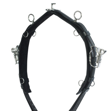 RENNFAHRER-QH-PANEEL, SYNTHETISCH Schwarz