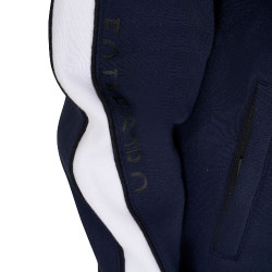 Mädchen-Hoodie aus Baumwolle mit Kapuze und Frontreißverschluss