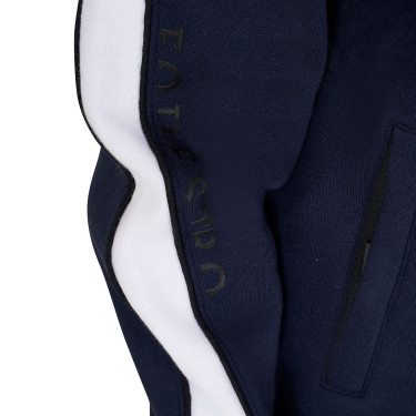 Mädchen-Hoodie aus Baumwolle mit Kapuze und Frontreißverschluss