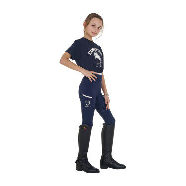 Kinderleggings mit perforierten Verzierungen