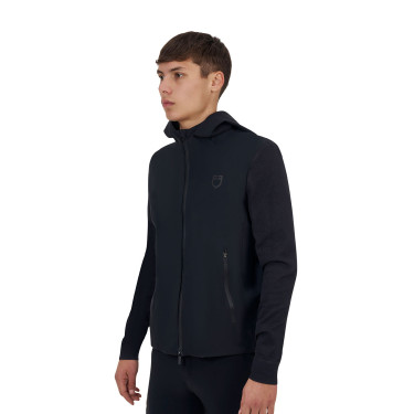 Herren-Technik-Sweatshirt Equestro Ridertechnology Kapuze