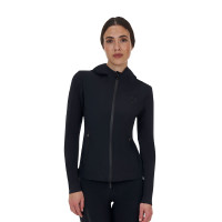 Damen-Technikpullover Equestro Ridertechnology Kapuze