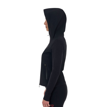 Damen-Technikpullover Equestro Ridertechnology Kapuze