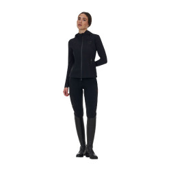 Damen-Technikpullover Equestro Ridertechnology Kapuze