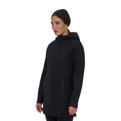 Damen-Softshell-Mantel Equestro Ridertechnology wasserdicht lang