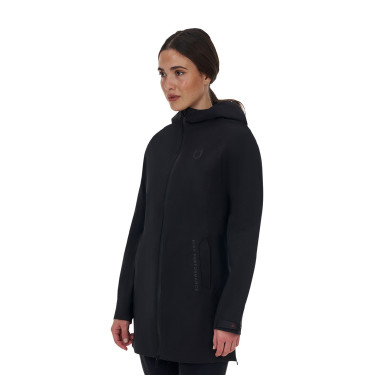 Damen-Softshell-Mantel Equestro Ridertechnology wasserdicht lang
