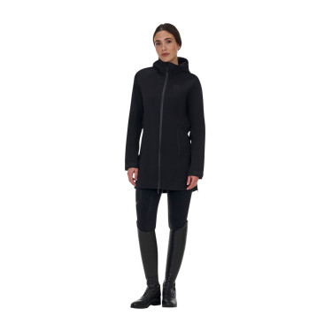 Damen-Softshell-Mantel Equestro Ridertechnology wasserdicht lang