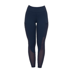 Damen-Leggings mit Vollgrip und perforierten Einsätzen