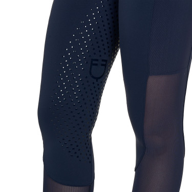 Damen-Leggings mit Vollgrip und perforierten Einsätzen