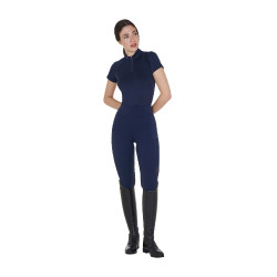 Damen-Leggings mit Vollgrip und perforierten Einsätzen