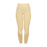 Damen-Leggings mit Vollgrip und perforierten Einsätzen
